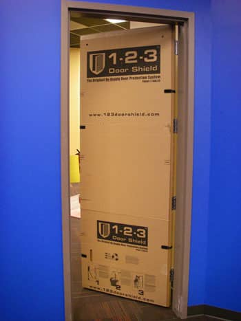 1-2-3 Door Shield - Door Protection System