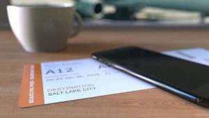 Salt Lake city Boarding Pass