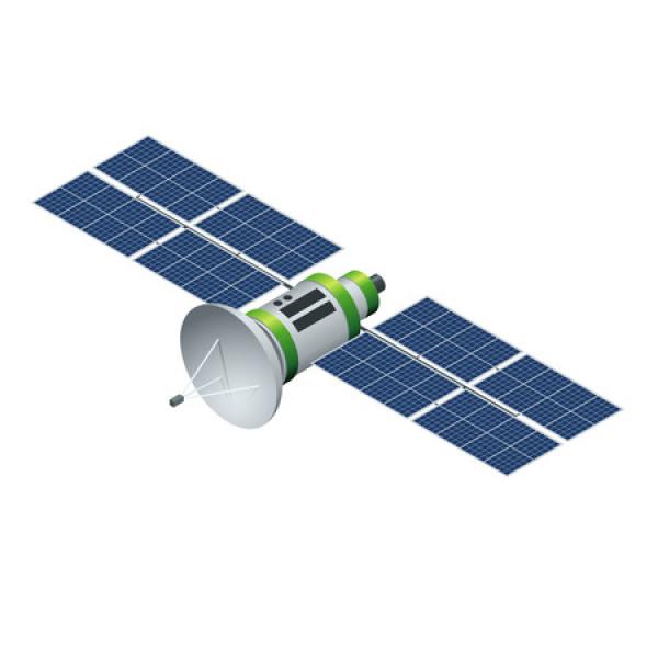 A illustration of a satellite