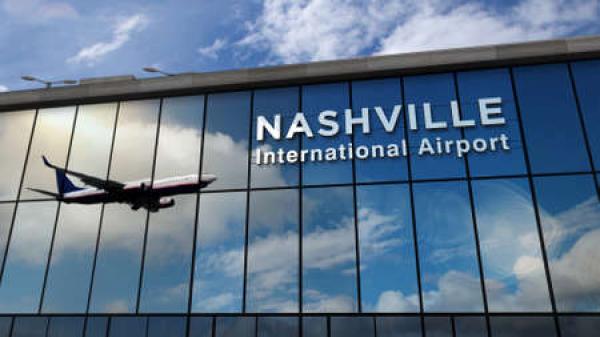 A view from outside the Nashville International Airport