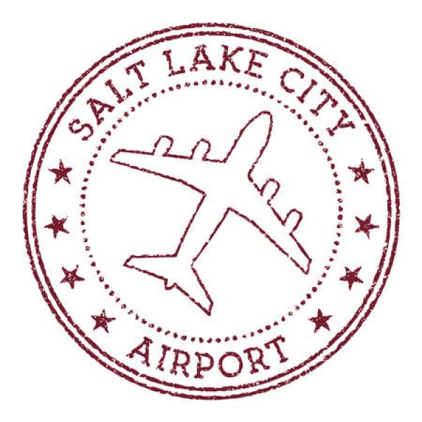 A Salt Lake City Airport stamp