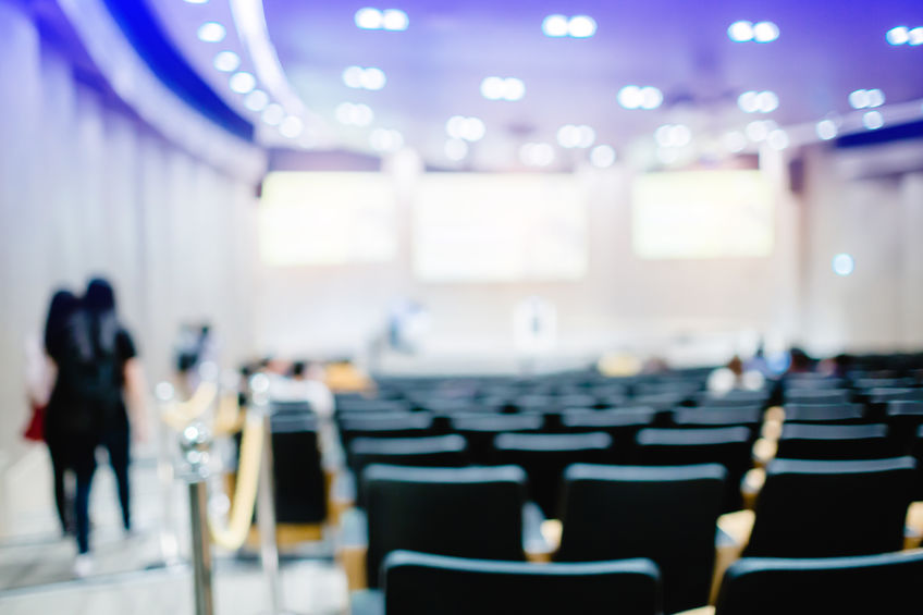 A large conference room.